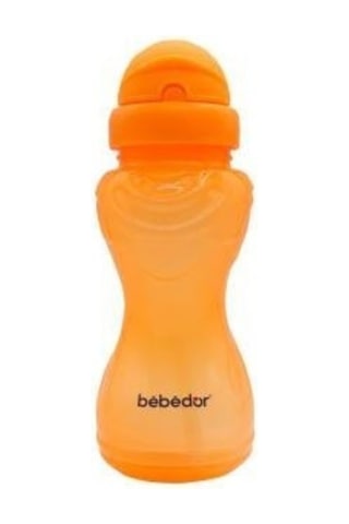 Sportif Pipetli Bardak 330 ml + Emniyetli Tırnak Bakım Seti Turuncu