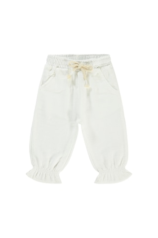 Civil Baby Kız Bebek Pantolon 6-18 Ay Ekru 20395242324s1-3 Ekru