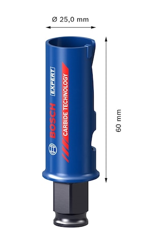 Bosch Expert Construction Material Delik Açma Testeresi 25 x 60 MM - 2608900454