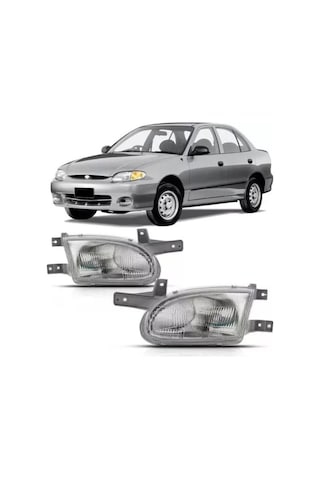 Hyundai Accent Yumurta Kasa Sağ Sol Ön Far Takımı 1998-2000 N11.1341