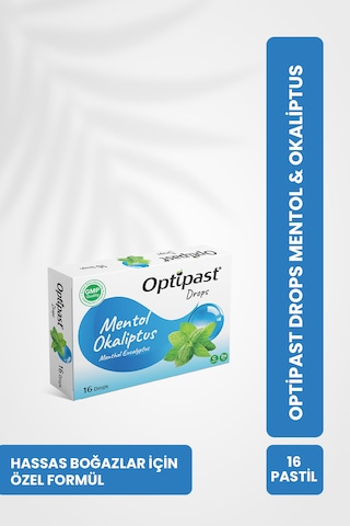 Optipast Drops Mentol & Okaliptus 16 Pastil