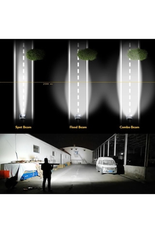 Off Road Sis Lambası 80cm Adet 180w-12/24v Yayıcı Delicioff Road Led Bar Uyumlu