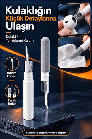 Mucit Home Kulaklık Temizleme Kalemi Telefon Şarj Kutusu Bilgisayar Telefon Temizleme Kiti