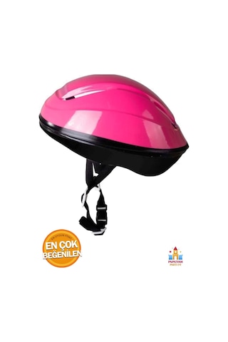 Pembe Unisex Koruyucu Kask Dizlik Dirseklik Seti Pembe