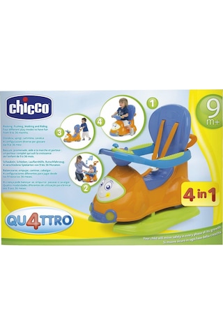 Chicco Yeni Quatro 4İn 1 Gezi Yürüme Arabası Orange
