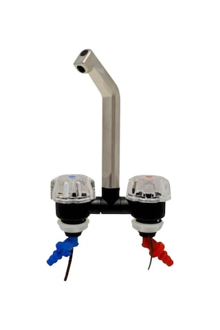 Comet Deluxe Katlanır Sıcak/soğuk Musluk 12v Switch - Nikel-1561