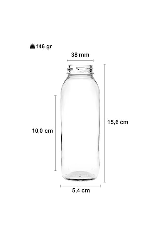 Afracam Meyve Suyu Şeffaf 250 ml Metal Kapaklı 35 Adet
