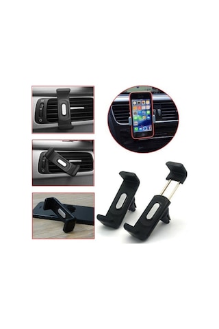 Araba Klimasına Takılan Oto Araç Telefon Tutucu Kıskaç