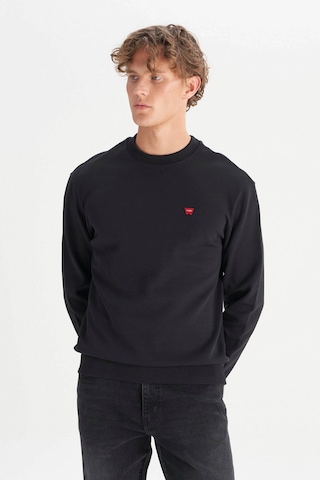 Wrangler Regular Fit Siyah Erkek Sweatshirt W2520255001 Siyah