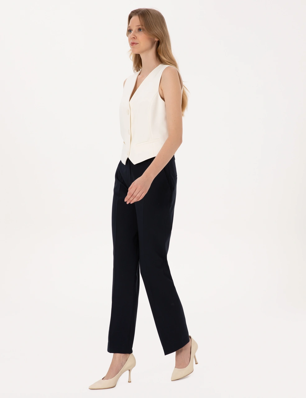 Pierre Cardin Kadın Lacivert Pantolon 50319434-vr033 Lacivert