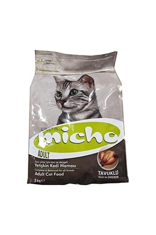 Micho Adult Cat Tavuklu Yetişkin Kedi Maması 3kg