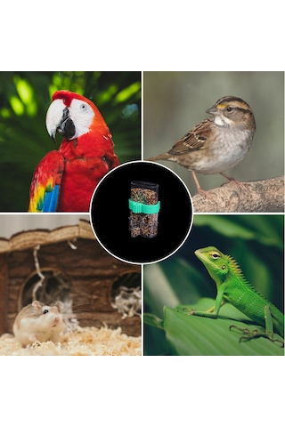 Geeroyoo Kuşlar İçin Pratik Otomatik Su Ve Yemlik Kafes Temizliği Ve Hijyen Sağlar