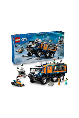 LEGO® City Kutup Kaşifi Laboratuvar Kamyonu 60471 - 8 Yaş ve Üzeri STEM'e İlgi Duyan Çocuklar için Yaratıcı Oyuncak Yapım Seti (1064 Parça)