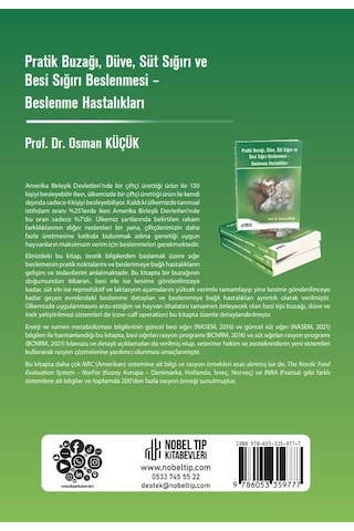 Pratik Buzağı, Düve, Süt Sığırı Ve Besi Sığırı Beslenmesi Beslenme Hastalıkları
