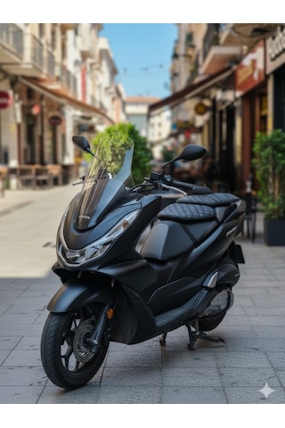 Viscos Air Teknolojili Deri Motosiklet Konfor Sele Pedi 2 Parça Uzun Yol Rahatlığı