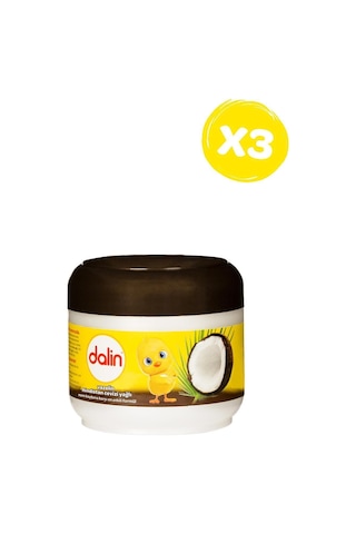 Dalin 3 Adet Hindistan Cevizi Pamuk Ve Shea Yağı Vazelin 100 ML