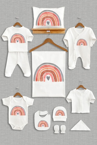 Bebeqon Unisex Bebek 11'li Hastane Çıkışı Bbqn1068 Ekru