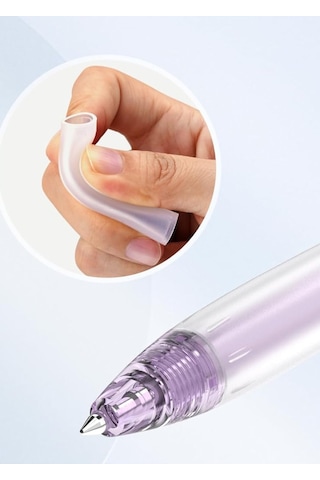 0,5 Mm Mavi Jel Tükenmez Kalem Silikon Tutma Yeri Hızlı Kuruyan Mürekkep Akıcı Yazım Writech Usa Çok Renkli