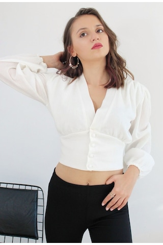 Mois Atelier Beyaz Gömlek, Tasarım, Hediye, Büyük Beden Beyaz