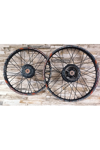 Ride İt Komple Takım Jant 120x19 / 120x17 Diskli Model ,siyah-siyah