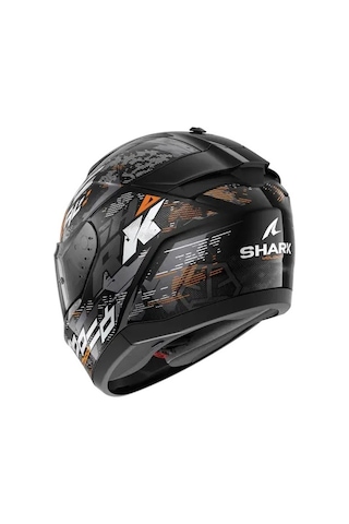 Shark Rıdıll 2 Molokai Kapalı Turuncu Siyah Kask Turuncu