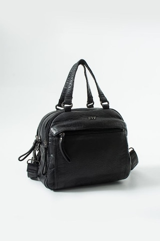 Baginn Retro Vegan Deri Günlük Kadın Postacı Çanta Çapraz Askılı Omuz Çantası Yıkama Suni Deri 27 23 Cm Siyah