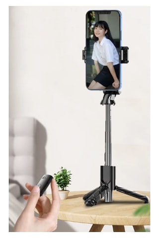 K03 Tripod Bluetooth Kumandalı Selfie Çubuğu