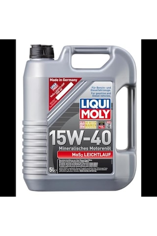 Mos2 Leichtlauf 15w-40 5 L Otomotiv Bakım Ürünü