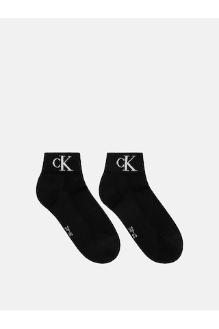 Calvın Kleın Unisex Marka Logolu Günlük Kullanıma Uygun Siyah Çorap C701228805 001