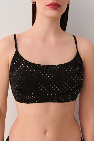 Suwen Doty Bralet Bikini Üst Sb25805012012 Siyah