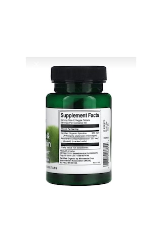 Organic Spirulina & Astaxanthin 120 Veggie Tablet
