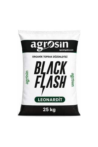 Agrosin Black Flash Leonardit Organik Toprak Düzenleyici Granül 25 kg
