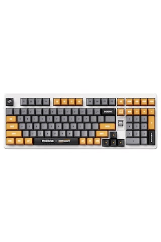 Mchose X Unbox Therapy Ut98 Retro Therapy %98 Silent Peach V3 Switch Hotswap Rgb Kablosuz İngilizce Mekanik Gaming Klavye Hw-ut98-4