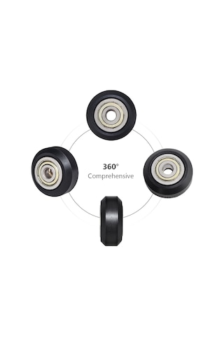 Ximistore9 3d Yazıcı Pom Tekerlekleri - Dayanıklı 6 Adet - 24mm Çaplı 625zz Rulmanlı Aksesuar