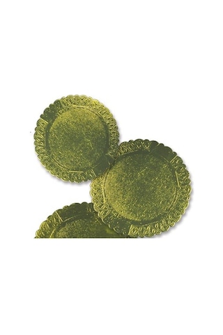 Altın Karton Pasta Altlığı 26 Cm 8 Kişilik 100 Adet