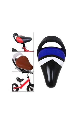 Homyl Çocuk Bisiklet Sele Kaymaz Koltuğu Bisiklete Binme Açık Siyah Mavi