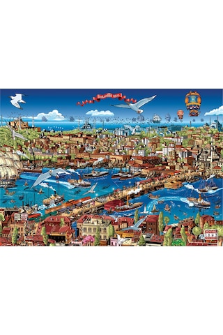 Anatolian 3000 Parçalık Puzzle - Istanbul 1895 4921