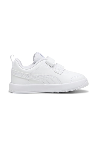 Puma Courtflex V3 V Ps 397642-02 Ortopedik Çocuk Spor Ayakkabı Beyaz