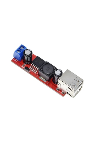LM2596 Çift USB Çıkışlı Voltaj Düşürücü Regülatör - 5V-3A
