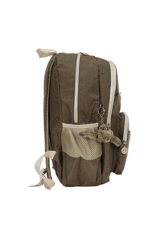 Pippa Koral Krinkıl Kumaş Kız Ve Erkek Çocuk Dört Bölmeli Okul Ve Günlük Sırt Çantası - Cnt8025-01 Çok Renkli