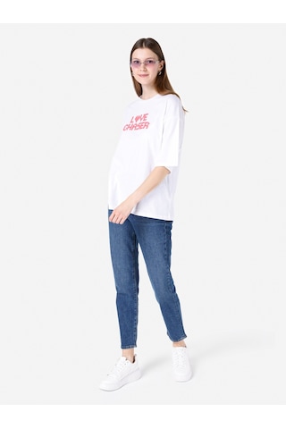 Colin's Colins Beyaz Kadın Tshirt K.kol Cl1067263 Q1.v1 Wht Beyaz