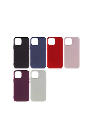 Apple Uyumlu iPhone 13 Pro Max Uyumlu Zore Premier Silikon Kılıf-kırmızı Kirmizi -