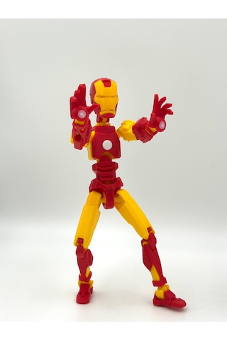 Dummy Iron Man Eklemleri Hareketli 14 Cm Mini Figür Ironman