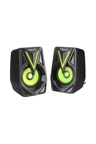 Hepsi Mıkado Md-s23 Glare 6w 1+1 Masaüstü Rgb Aydınlatma Usb Siyah Kasa Speaker 1923 Najmaddin