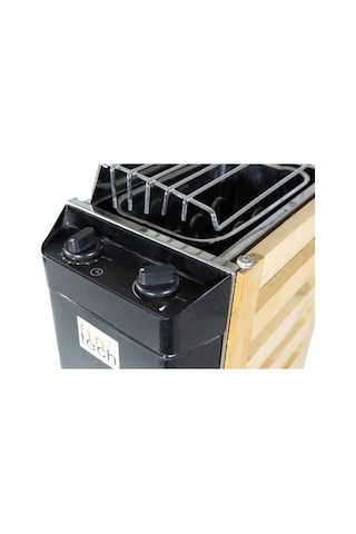 FINTECH Gövdeden Kumandalı Sauna Sobası MW MODEL 3,6 kW (10 kg ta