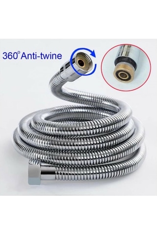 360 Derece Döner Başlıklı 1.Sınıf Dayanıklı Spiral Duş Hortumu 1.5 M Diğer 360 Derece Döner Başlıklı 1.Sınıf Dayanıklı Spiral Duş Hortumu 1.5 M Diğer
