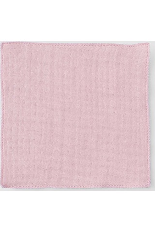 3' Lü Dört Katlı Müslin Ağız Bezi Seti Pembe