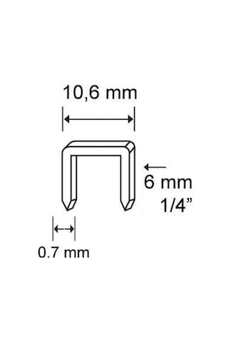 Zımba Teli 13/6 Mm Baytec-10 Paket