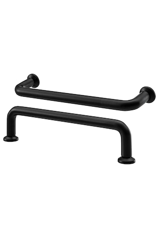 Ikea Bagganäs Kulp 143 Mm, 2 Adet Siyah