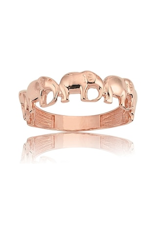 Sıralı Fil Altın Yüzük